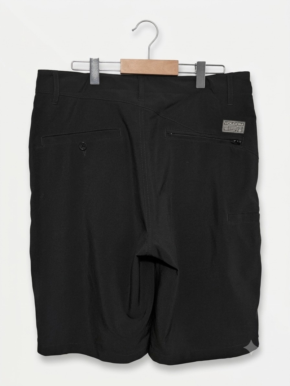 ⭐ 4/20$ ⭐ Volcom Surf & Turf Hybrid Shorts Black Size 30 Walkshorts 19" Length